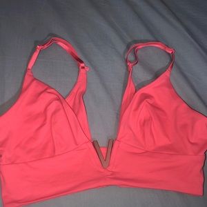 NEW! Victoria’s Secret plunge bralette (hot pink)